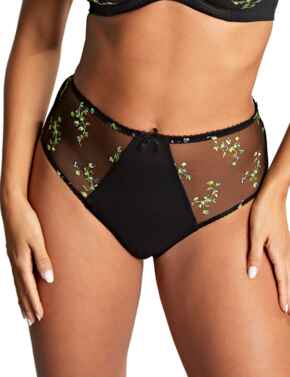 Panache Meadow Deep Brief Black 
