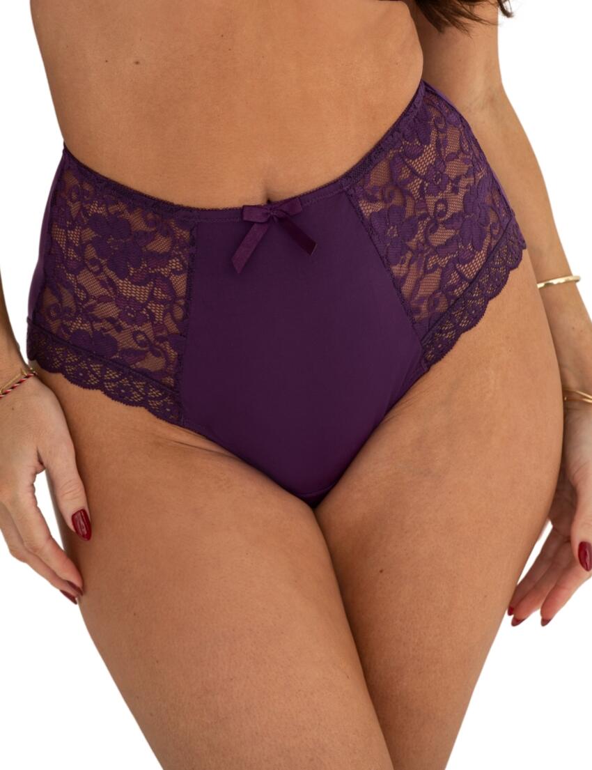 Pour Moi Rebel Deep Brief Plum 
