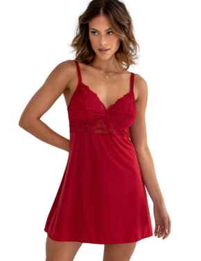 Pour Moi Fleur Chemise Red