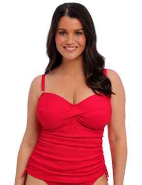 Fantasie Ottawa Twist Front Tankini Top Radiant Red