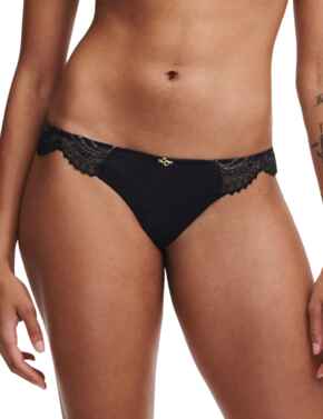 Chantelle Mystic Dream Tanga Brief Black / Silver Lurex