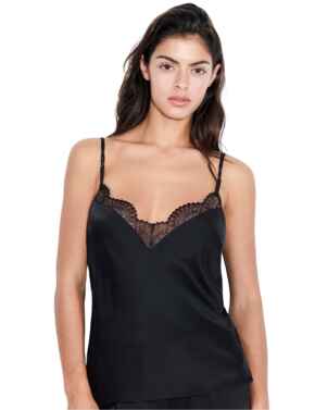 Chantelle Mystic Dream Camisole Top Black / Silver Lurex