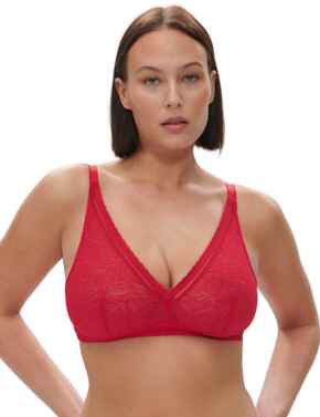 Simone Perele Comete Structured Wireless Bra Ruby Pink 