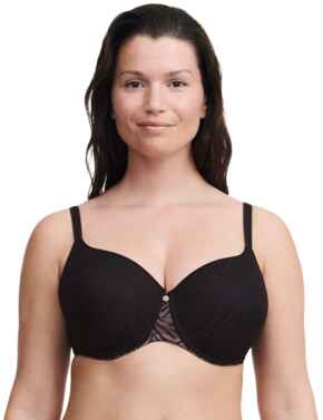 Chantelle Graphic Allure Spacer T-Shirt Bra Black