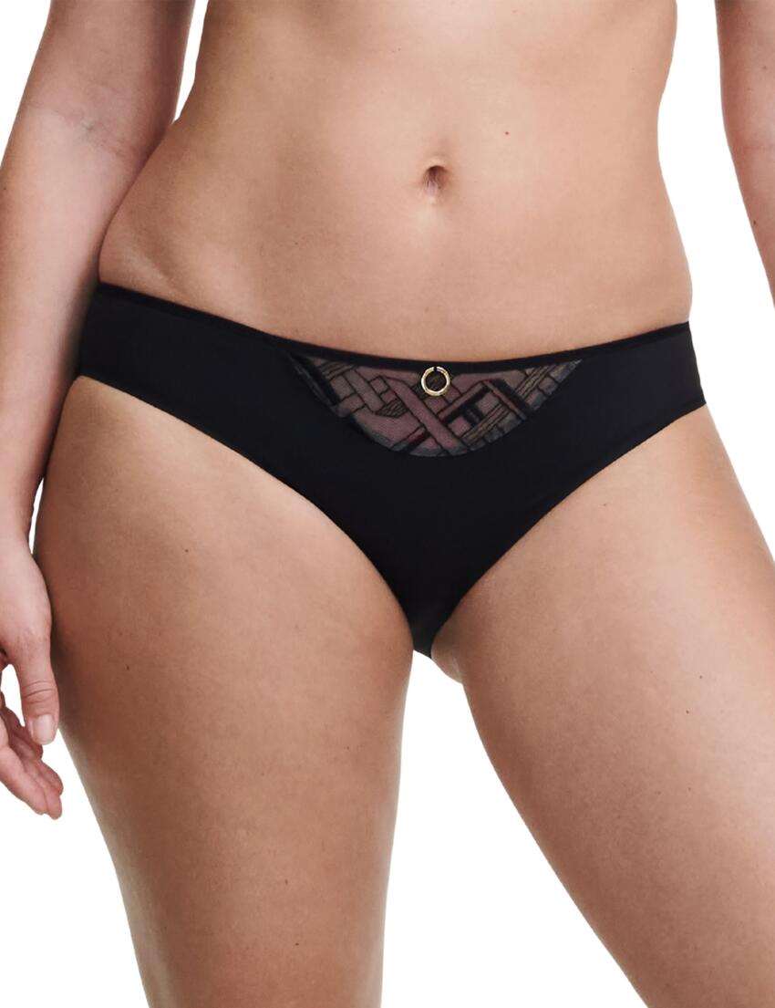 Chantelle Graphic Support Brief Black 