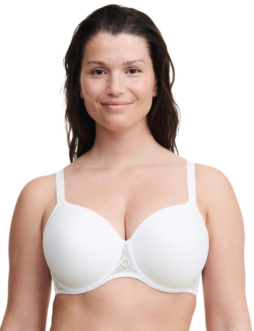 Chantelle Graphic Support Full Cup T-shirt Bra White