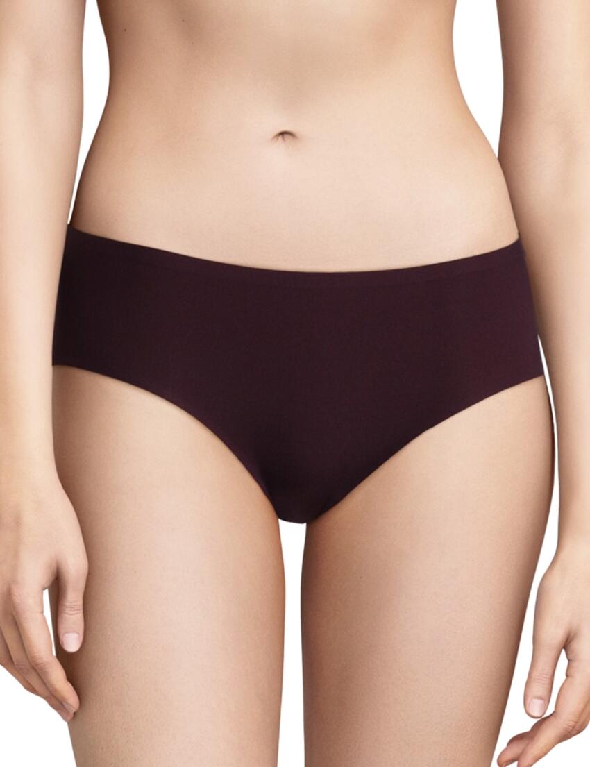 Chantelle Soft Stretch Shorty Brief Aubergine