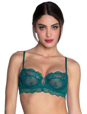 Lise Charmel Sublime En Dentelle Half Cup Bra Vert Princesse