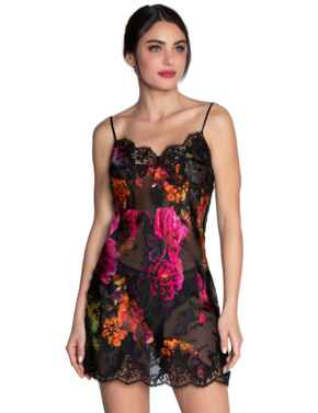 Lise Charmel Floraison Passion Night Dress Safran Rose