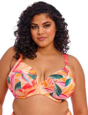 Elomi Sancho Beach Plunge Bikini Top Mango