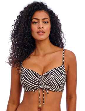 Freya Fiji Falls Bralette Bikini Top Black