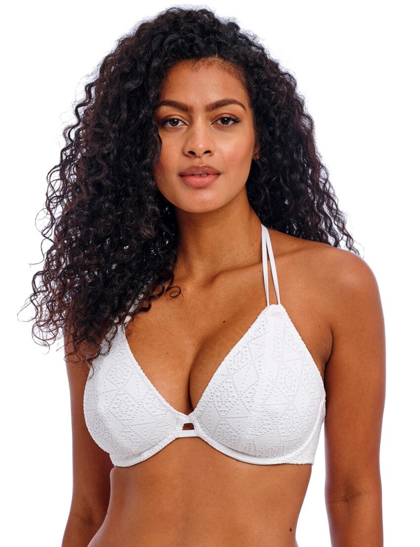Freya Nomad Nights Halter Bikini Top White