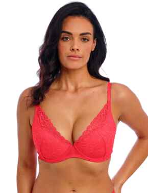 Wacoal Raffine Underwired Plunge Bra Hibiscus