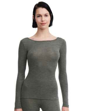 Chantelle Thermo Comfort Long Sleeve T-Shirt Slate Grey