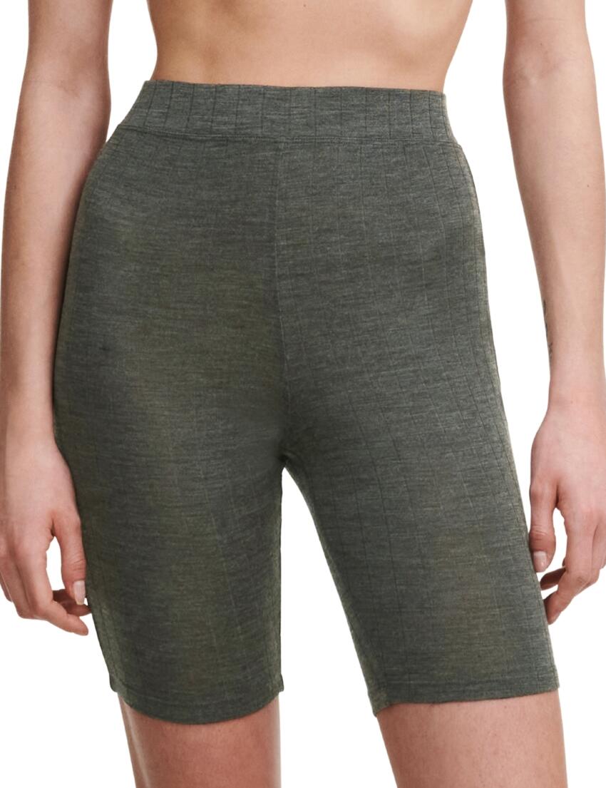 Chantelle Thermo Comfort Mid-Thigh Shorts Slate Grey