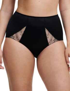Chantelle Tattoo Love Full Brief Black/Golden Beige