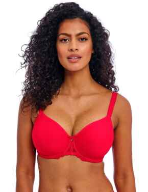 Freya Loveland Moulded Spacer Bra Bombshell Chilli Red