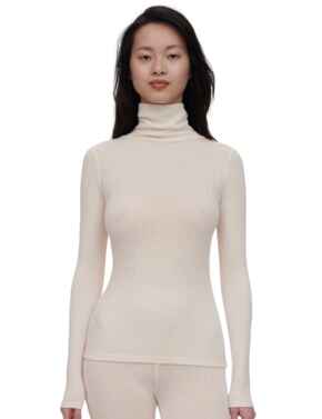 Chantelle Thermo Comfort Turtle Neck T-Shirt Pearl