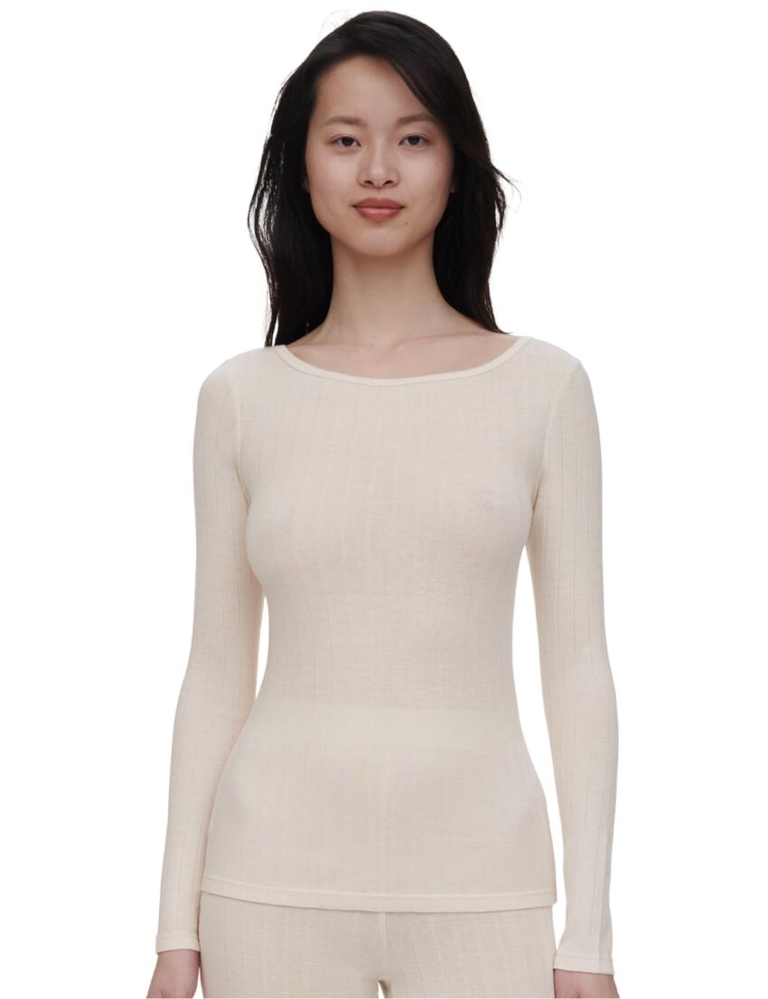 Chantelle Thermo Comfort Long Sleeve T-Shirt Pearl
