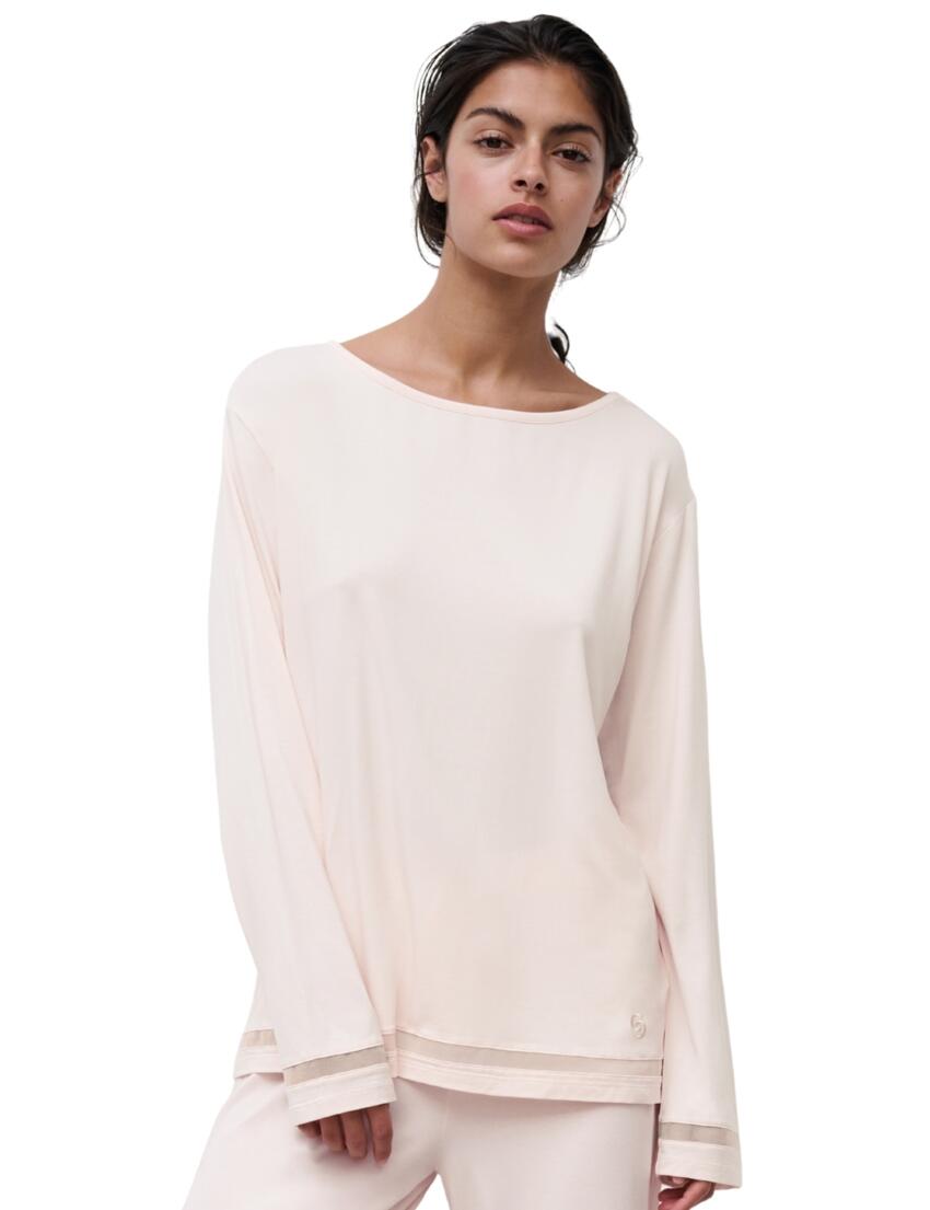 Chantelle Joe Long Sleeve Top Pink Pearl