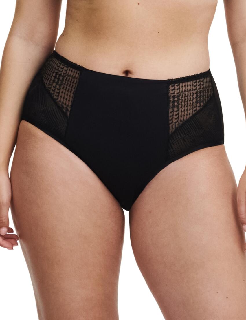 Chantelle Intrigue Support Full Brief Black 