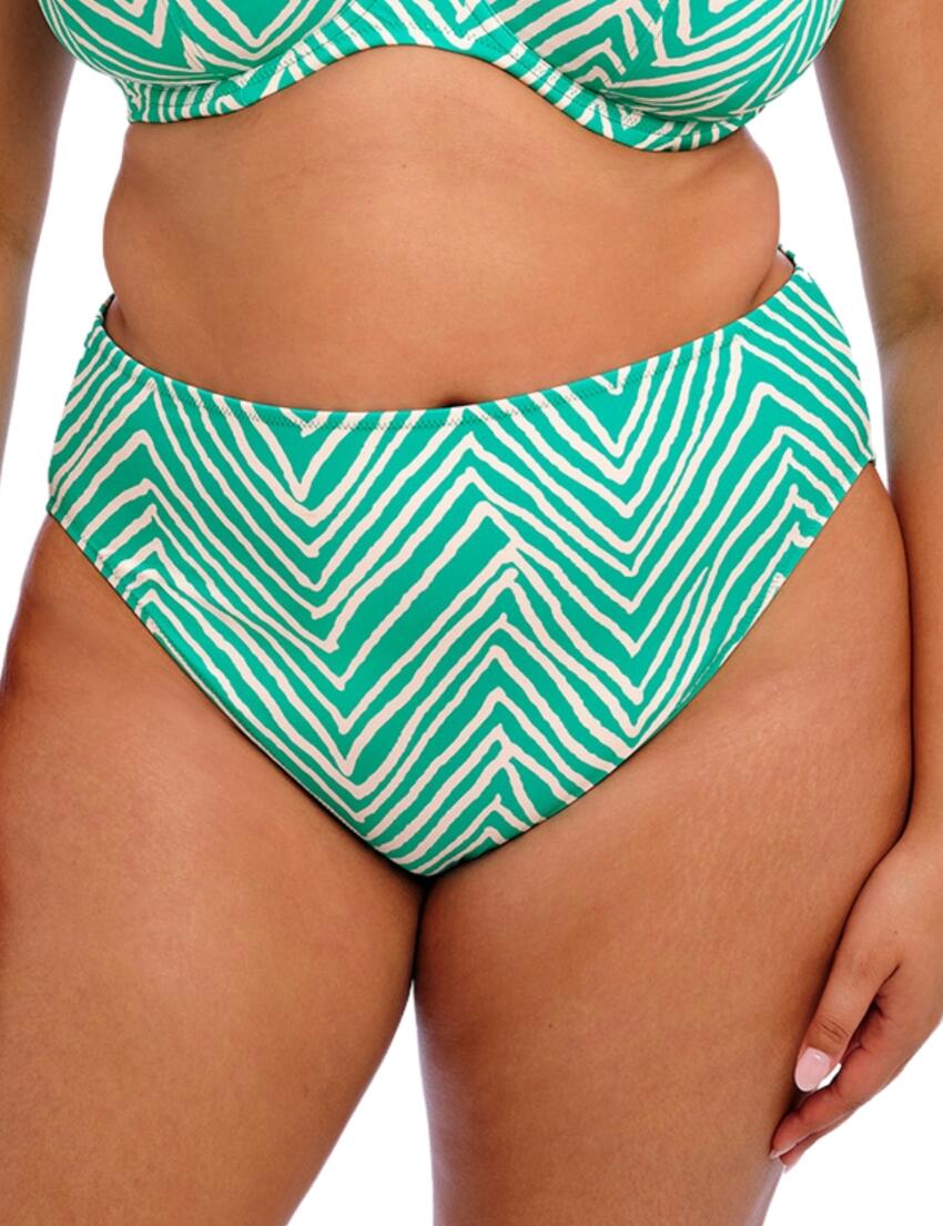 Elomi Fiji Falls Mid-Rise Bikini Brief Marine
