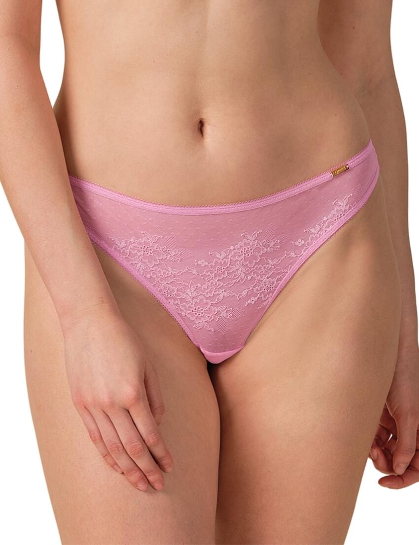Gossard Glossies Lace Thong Sweet Lilac