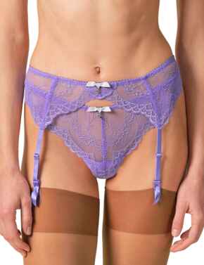 Gossard Superboost Lace Suspender Purple Hebe
