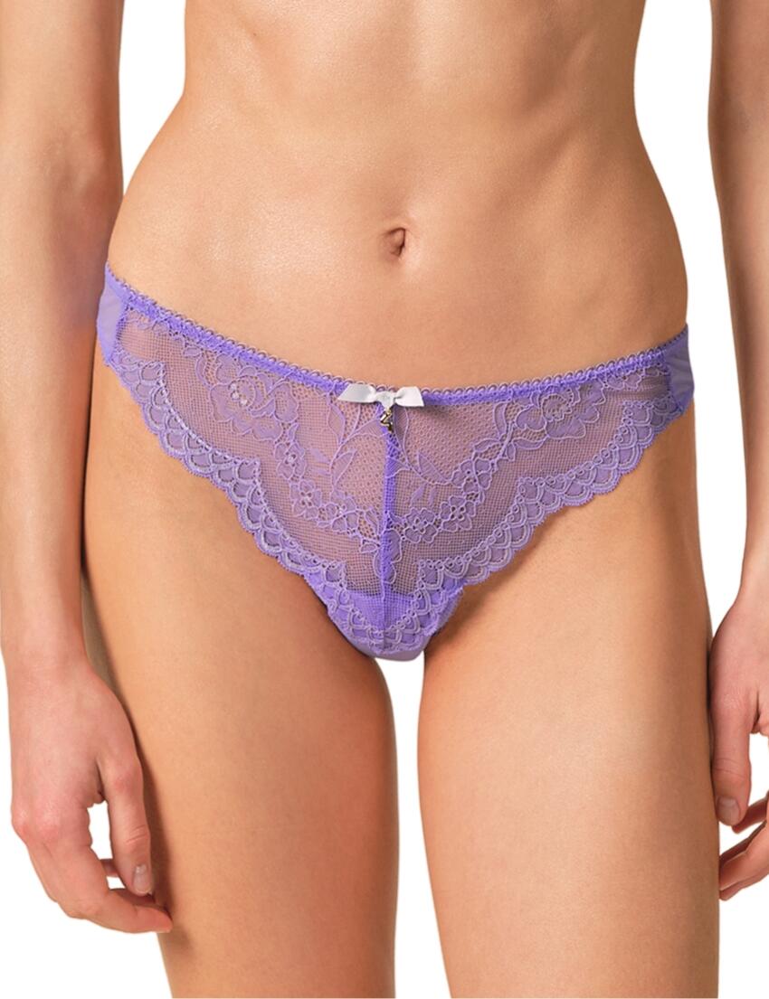 Gossard Superboost Lace Thong Purple Hebe