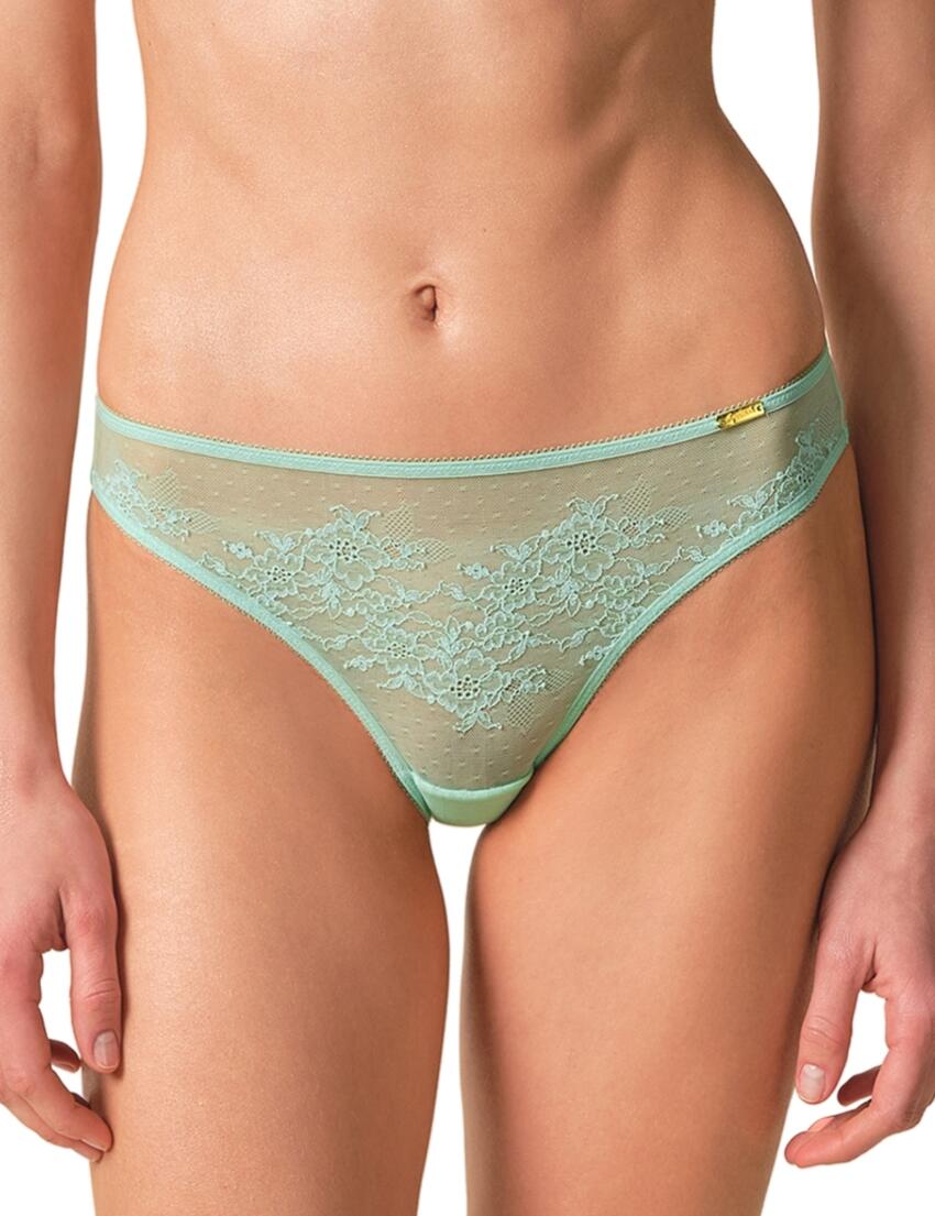 Gossard Glossies Lace Brief Brook Green
