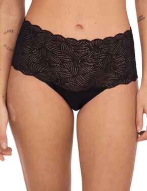 Chantelle Soft Stretch Lace Full Brief Black
