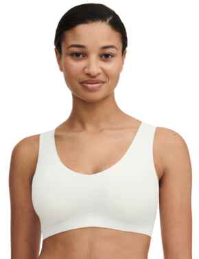 Chantelle Soft Stretch Padded Crop Top Ivory