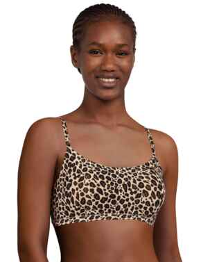 Chantelle Soft Stretch Padded Bralette Leopard Print