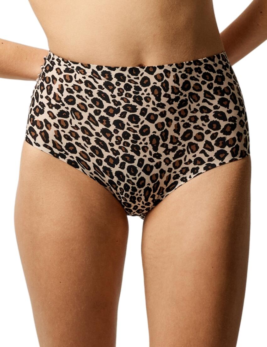 Chantelle Soft Stretch Full Brief Leopard Print