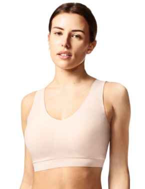 Chantelle Soft Stretch Padded Crop Top Golden Beige