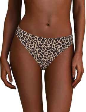 Chantelle Soft Stretch Thong Leopard Print