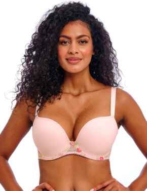 Freya Love Crush Moulded Plunge T-Shirt Bra Pink Champagne