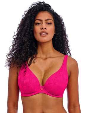 Freya Nomad Nights High Apex Bikini Top Fuchsia