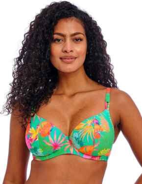 Freya Isla Margarita Plunge Bikini Top Jade