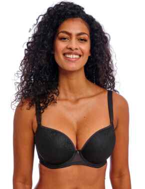 Freya Love-Haze Moulded Plunge T Shirt Bra Black