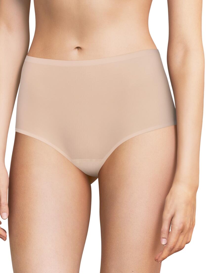Chantelle Soft Stretch Full Brief Dusky Pink