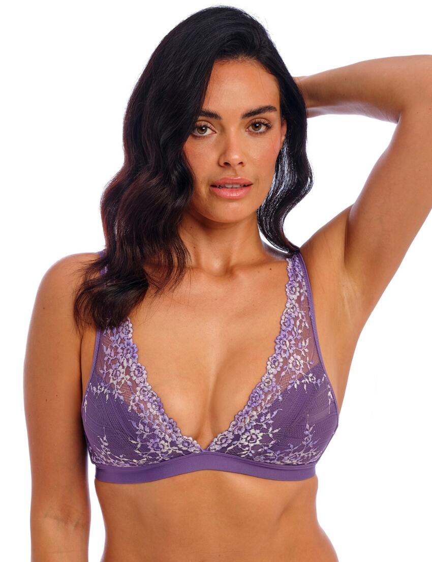 Wacoal Embrace Lace Soft Cup Bra Grape Compote Multi