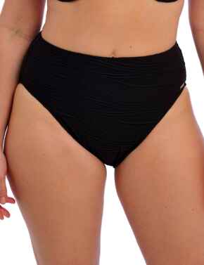 Fantasie Beach Waves High Waist Bikini Brief Black