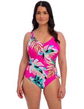 Fantasie Carabelita Underwired Swimsuit With Adjustable Leg Peony