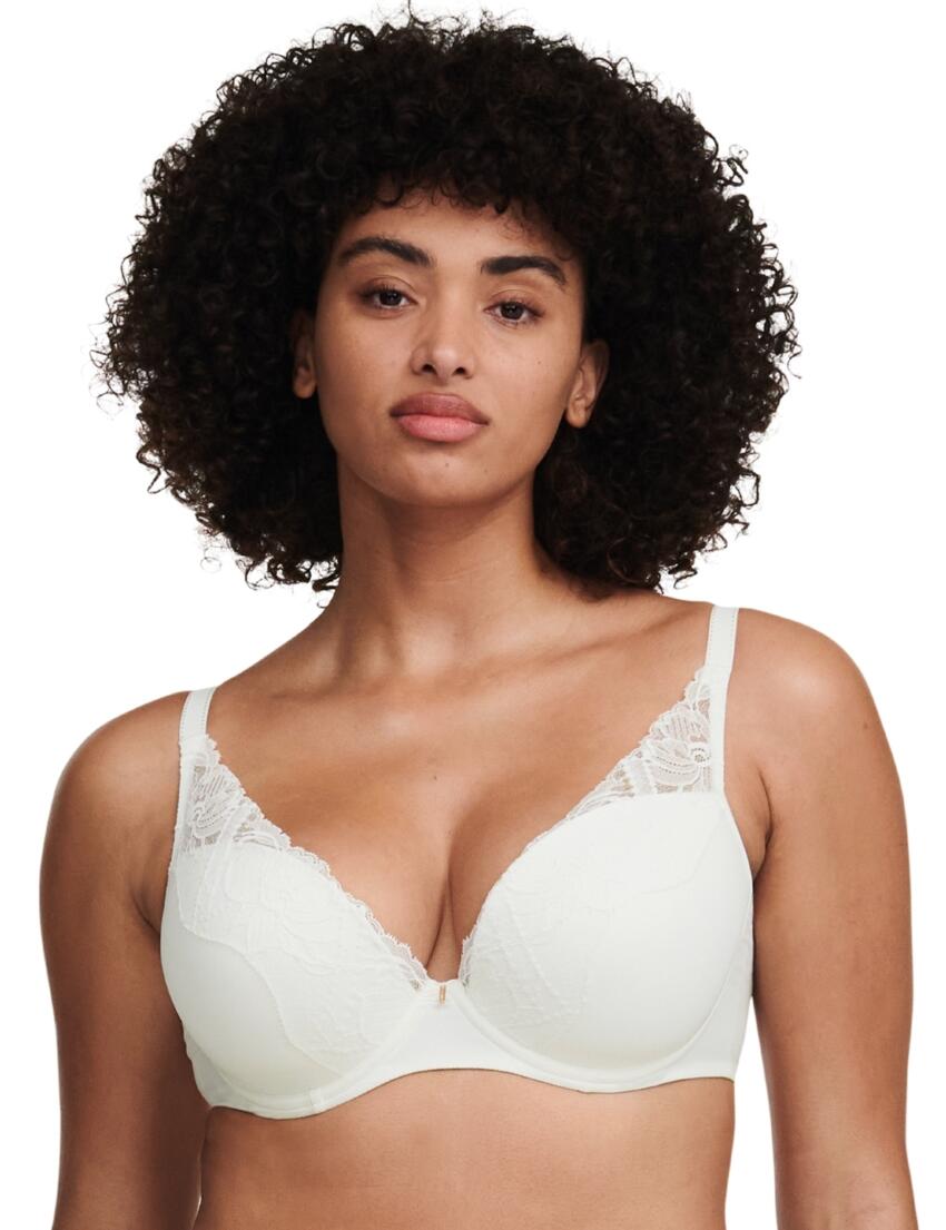  Chantelle Orangerie Dream Plunge T-Shirt Bra Milk