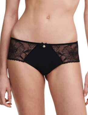 Chantelle Orchids Shorty Brief Black