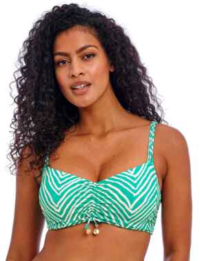 Freya Fiji Falls Bralette Bikini Top Marine