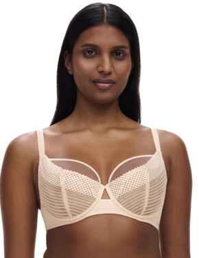 Chantelle Play Very Covering Bra Golden Beige