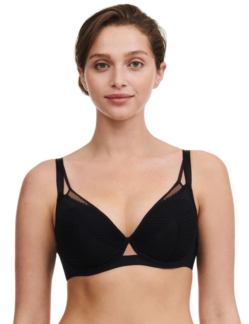 Chantelle Play Plunge T-Shirt Bra Black