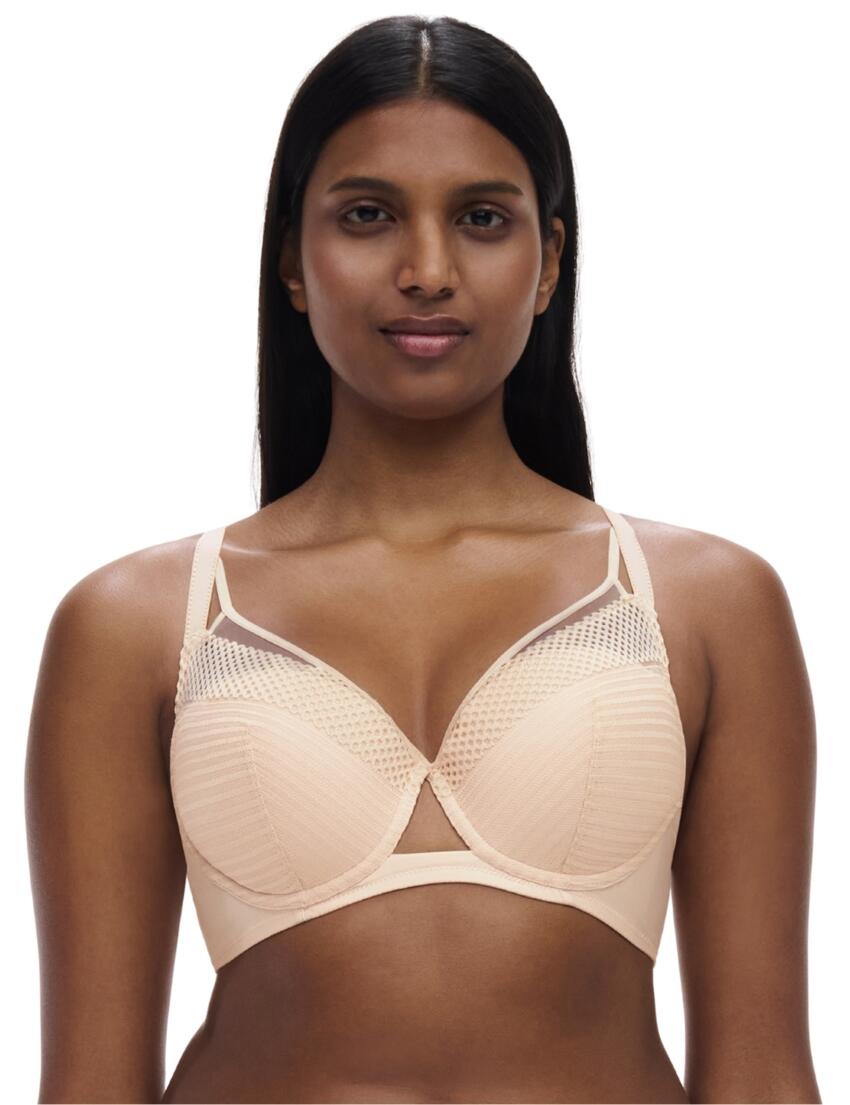 Chantelle Play Plunge T-Shirt Bra Golden Beige